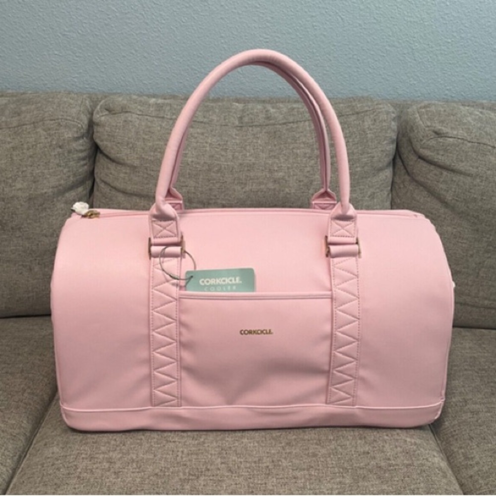 Corkcicle Light Pink Travel Bag